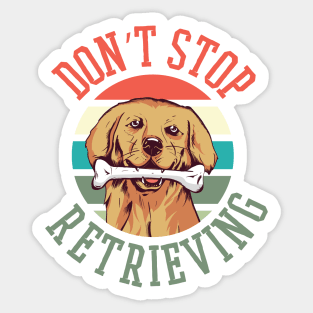 Golden Retriever Sticker